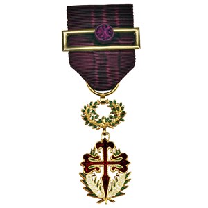 Ordem de Sant'Iago da Espada - Fita de peito de Cavaleiro ou Dama.