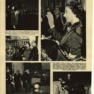 Excerto da reportagem da revista « O Século Ilustrado», dedicada à visita da Rainha Isabel II.