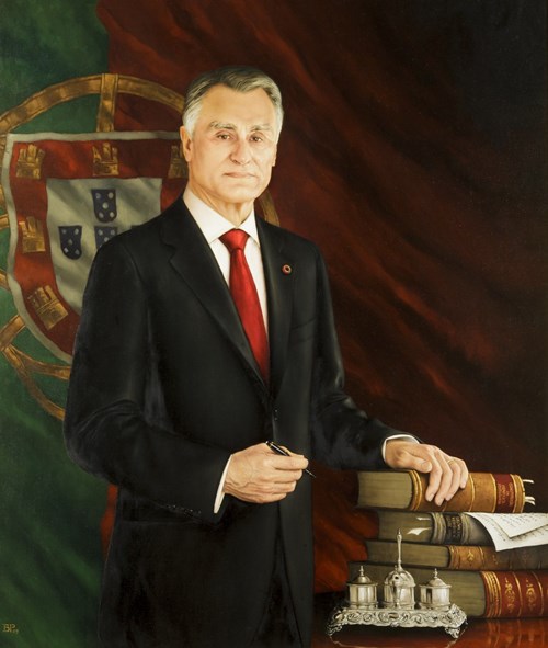 Retrato oficial de Aníbal Cavaco Silva