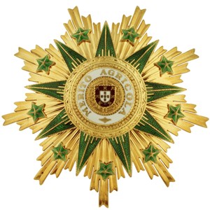 Ordem de Mérito Agrícola - Placa de Grã-Cruz ou Grande Oficial.