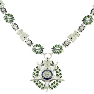 Ordem da Torre e Espada, do Valor, Lealdade e Mérito - Colar de Comendador.