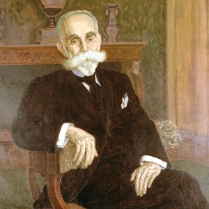Retrato oficial do Presidente Bernardino Machado; faz parte da Galeria dos Retratos do Museu da Presidência da República.