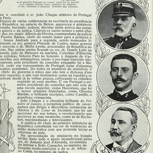 A formação do I Governo Constitucional, presidido por João Chagas, publicada na revista Ilustração Portuguesa, n.º 290, de 11 de setembro de 1911. Sidónio Pais assumiu a pasta do Fomento. O Governo cessou funções em novembro seguinte.