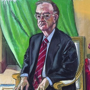 Retrato oficial do Presidente da República Jorge Sampaio; faz parte da Galeria dos Retratos do Museu da Presidência da República.