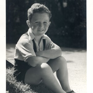 Jorge Fernando Branco de Sampaio com 8 anos de idade.