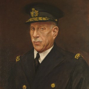 Retrato oficial do Presidente da República José Mendes Cabeçadas Júnior; faz parte da Galeria dos Retratos do Museu da Presidência da República.