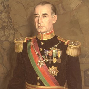 Retrato oficial do Presidente da República Francisco Craveiro Lopes; faz parte da Galeria dos Retratos do Museu da Presidência da República.