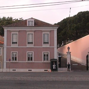 Aspeto exterior do edifício onde funcionaria, a partir de outubro de 2004, a Loja do Museu da Presidência da República.