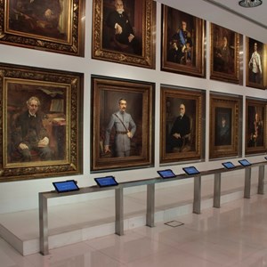 Aspeto da Galeria dos Retratos do Museu após a remodelação de 2014.