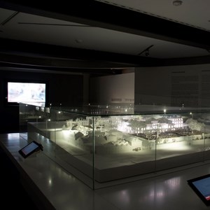 Aspeto do núcleo dedicado ao Palácio de Belém após a remodelação de 2014.