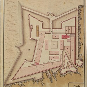 Planta da Praça de Cascais.