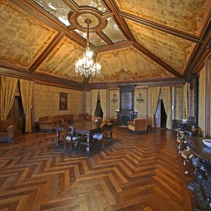 Aspeto da sala de Estado antes da campanha de obras de 2011.