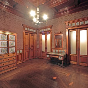 Quarto de vestir do Rei D. Carlos antes da reabilitação de 2011.