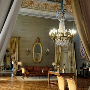 Sala Império antes da redecoração de 2022.