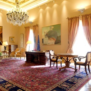 O Gabinete Oficial do Presidente da República Aníbal Cavaco Silva.