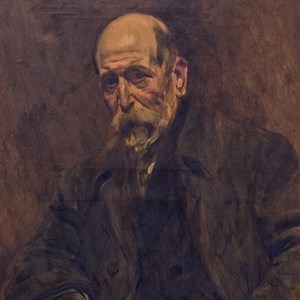 Henrique Lopes de Mendonça (1856-1931), retratado por Columbano Bordalo Pinheiro