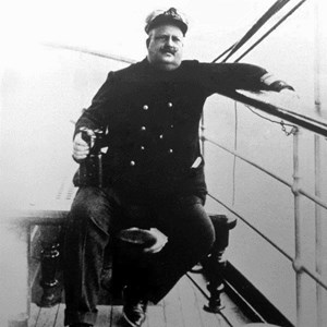 O Rei D. Carlos a bordo do iate «Amélia IV».