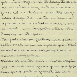 Carta enviada por Henriqueta Patinhas ao Presidente da República.