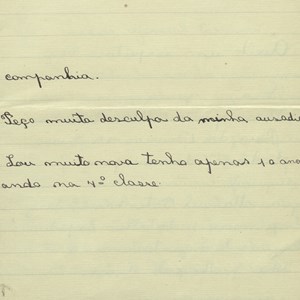 Carta enviada por Henriqueta Patinhas ao Presidente da República.