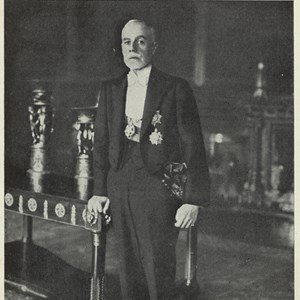 Manuel Teixeira Gomes no Palácio de Belém.
