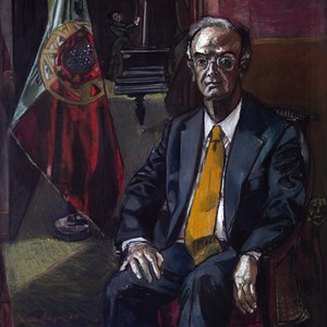 Retrato de Jorge Sampaio, pertencente à coleção do antigo Presidente da República.
