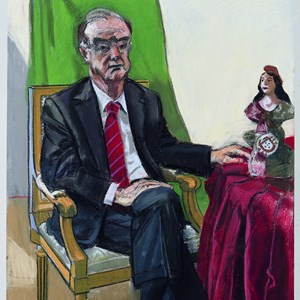 Retrato de Jorge Sampaio, que integra a coleção do Museu da Presidência da República.