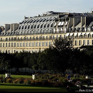 Hotel Meurice, em Paris, onde Bernardino Machado descansou algumas horas, antes de iniciar a viagem de regresso, de comboio, em direção a Hendaia, no dia 23 de outubro.