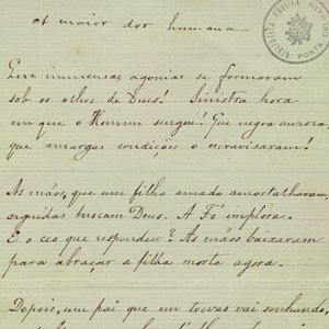 Poema «A maior dor humana», de Camilo Castelo Branco para Teófilo Braga.