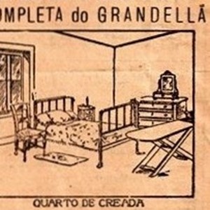 Publicidade do semanário «Tenho tudo que precise quem me lêr…», distribuído pelos Armazéns Grandela — pormenor.