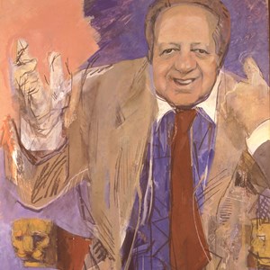Retrato oficial de Mário Soares, de Júlio Pomar.