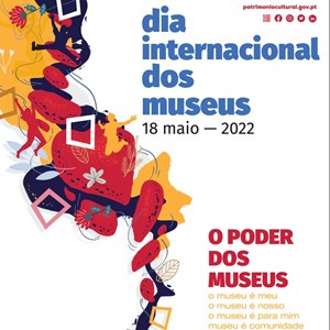Cartaz do Dia Internacional dos Museus.
