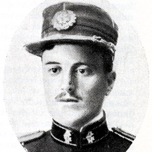 O jovem sargento Francisco Alexandre Lobo Pimentel, na época em que participou na revolução republicana.