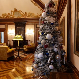 Árvore de Natal na Sala Nobre.