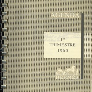 Capa da agenda do Presidente da República Américo Tomás, editada pela conhecida casa francesa Hermès.