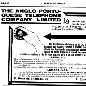 O serviço telefónico automático trouxe várias novidades ao ato de telefonar. Além do disco para marcar os números, havia uma série de novas instruções - o som de tocar, de chamar e de impedido - que foi preciso divulgar.