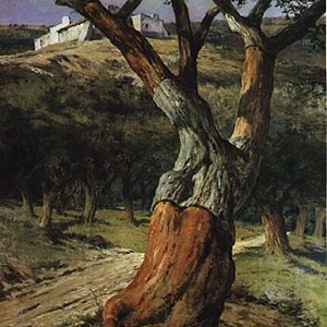 Figura 3: «O Sobreiro». D. Carlos de Bragança. Pastel sobre tela. 165,8 X 100 cm.