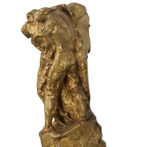 «Carregando os Feridos», escultura em bronze sobre base de mármore, de Antun Augustincic.