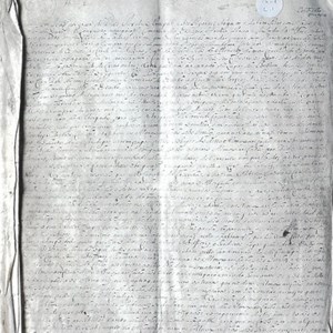 Escritura de compra da quinta de Belém - primeiro fólio ou folha.