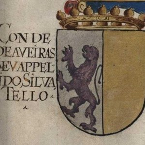 Armas, símbolo de nobreza, do conde de Aveiras.