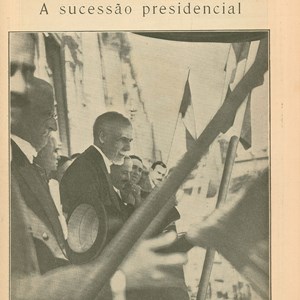 Capa da «Ilustração Portugueza», com fotografia alusiva à tomada de posse de Manuel Teixeira Gomes, a 5 de outubro de 1923.