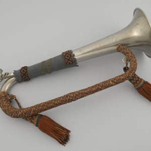 O Clarim do Armistício com que Pierre Sellier, soldado francês, tocou o «cessar fogo», às 11 horas de 11 de novembro de 1918.