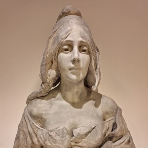 Busto da República, em gesso, recentemente adquirido pelo Museu da Presidência da República.