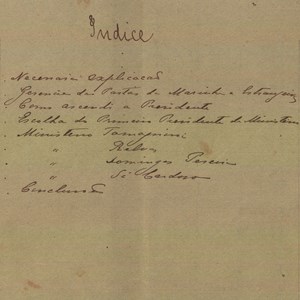 Excerto do manuscrito «Apontamentos para a História do meu País», da autoria de João do Canto e Castro.