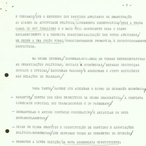 Discurso de tomada de posse de António de Spínola como Presidente da República portuguesa, cargo que assumiu na sequência da decisão da Junta de Salvação Nacional (5/9).