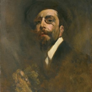 Columbano Bordalo Pinheiro: Autorretrato.