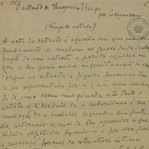 O retrato de Teófilo Braga por Columbano (1/4).