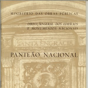 Capa da brochura publicada por ocasião da inauguração do Panteão Nacional.