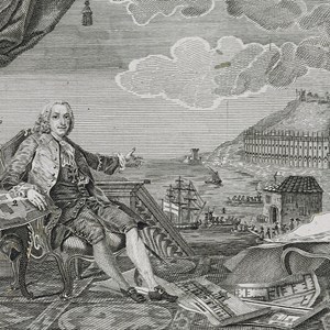 O marquês de Pombal apontando para Belém.