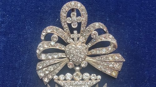 Insígnia da Ordem de Cristo, uma das mais recentes aquisições para a coleção do MPR.