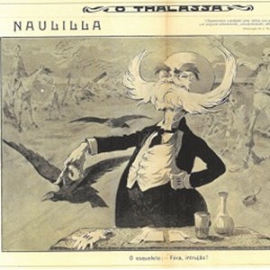 Caricatura de Bernardino Machado intitulada «Naulilla».